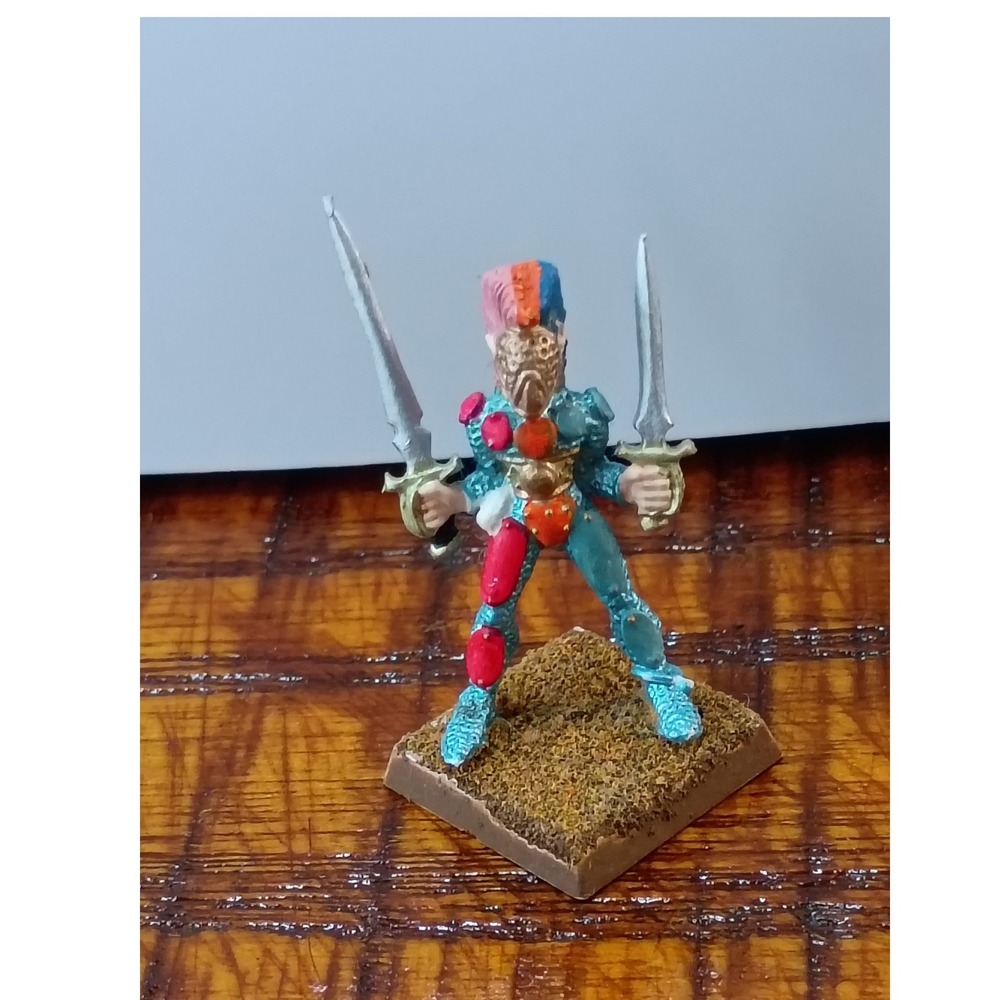 Vintage‎ 1984 Games Workshop Warhammer Harlequin Metal Miniature Painted GW 80s